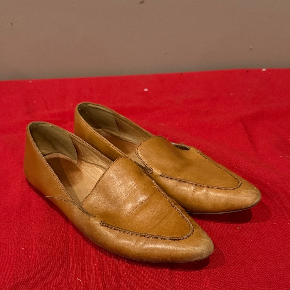 Madewell Women's Tan Leather Loafers